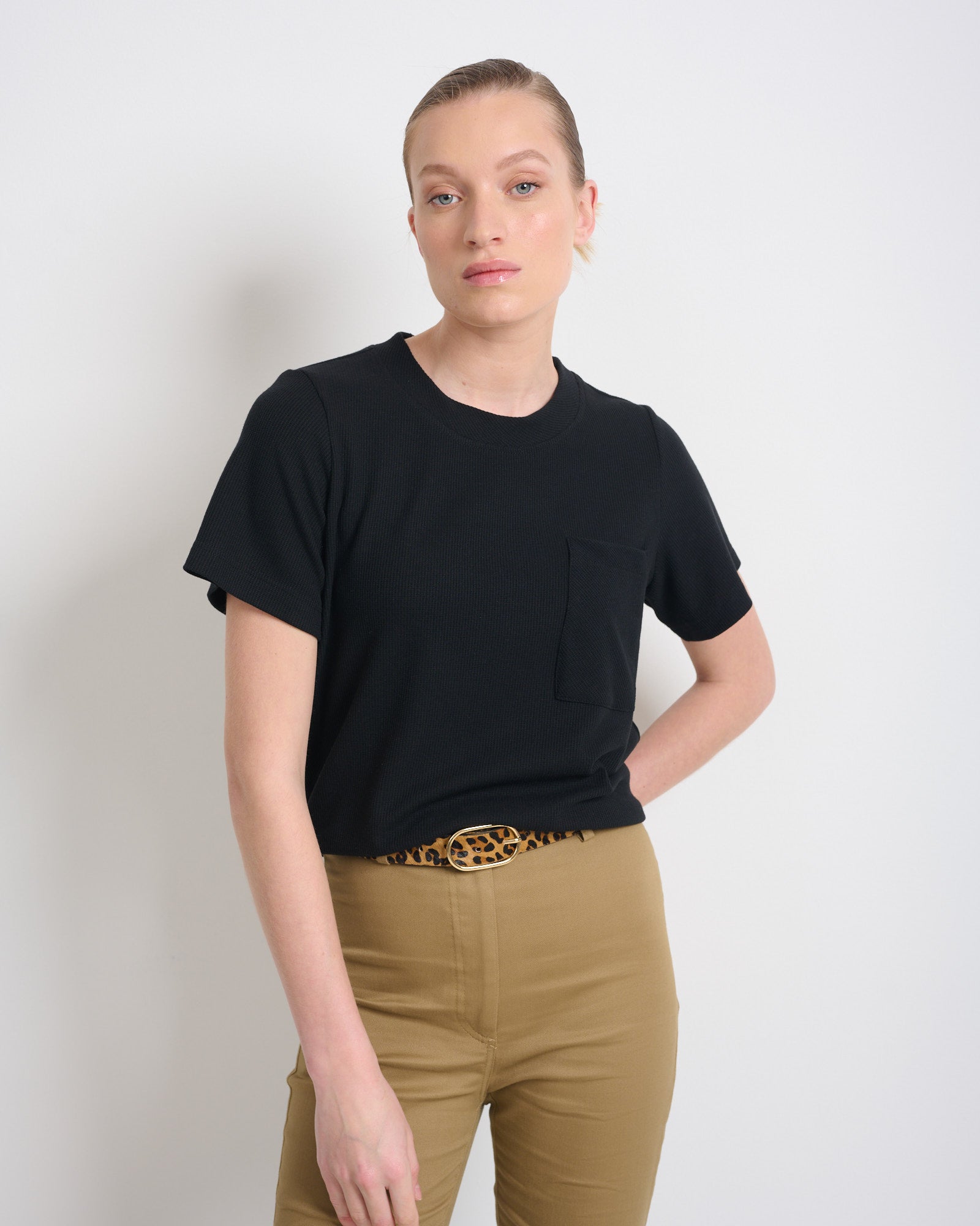 Desi T Shirt Black - Layou Design by Shay Sobol