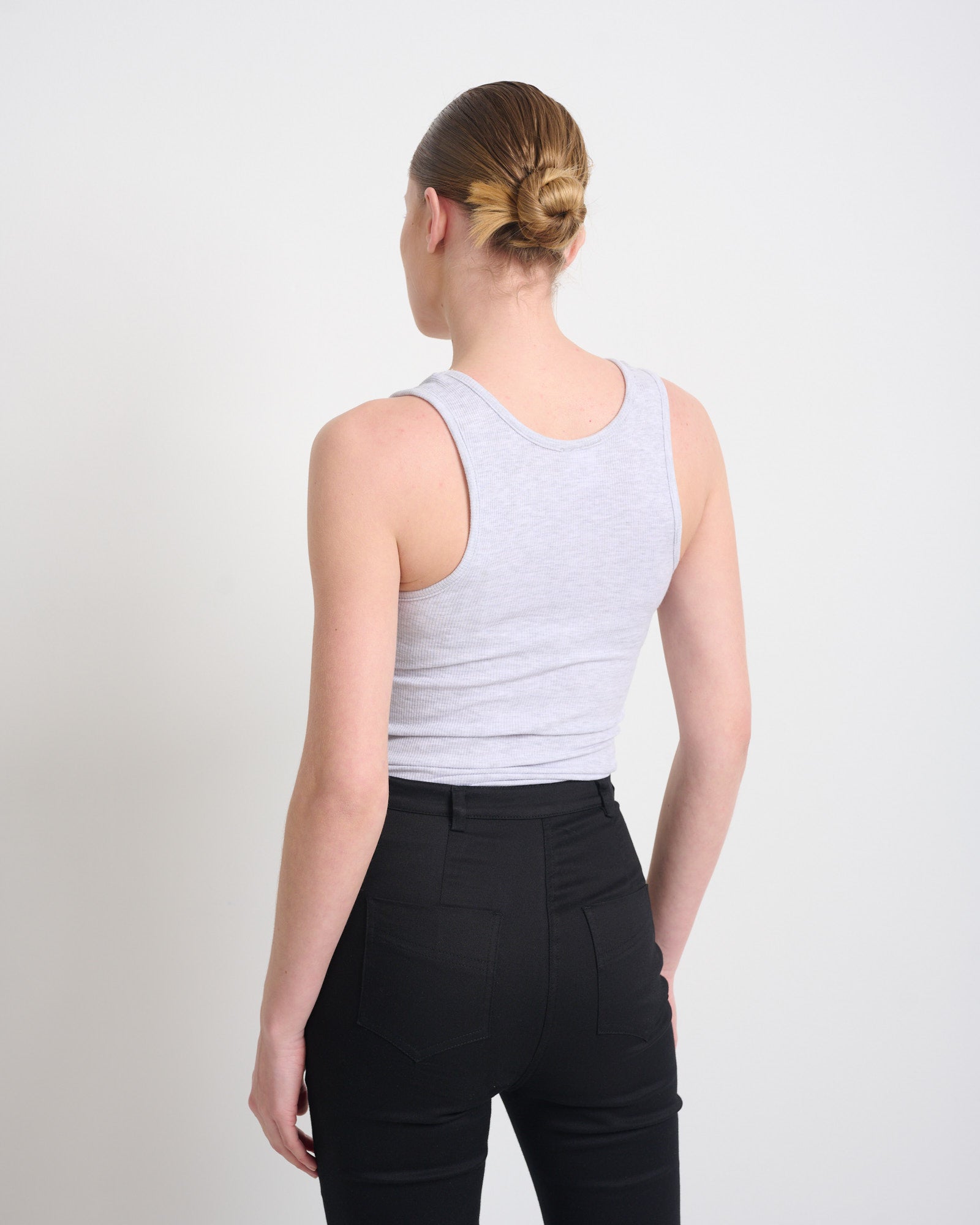 Safta Tank Top Light Grey - Layou Design by Shay Sobol