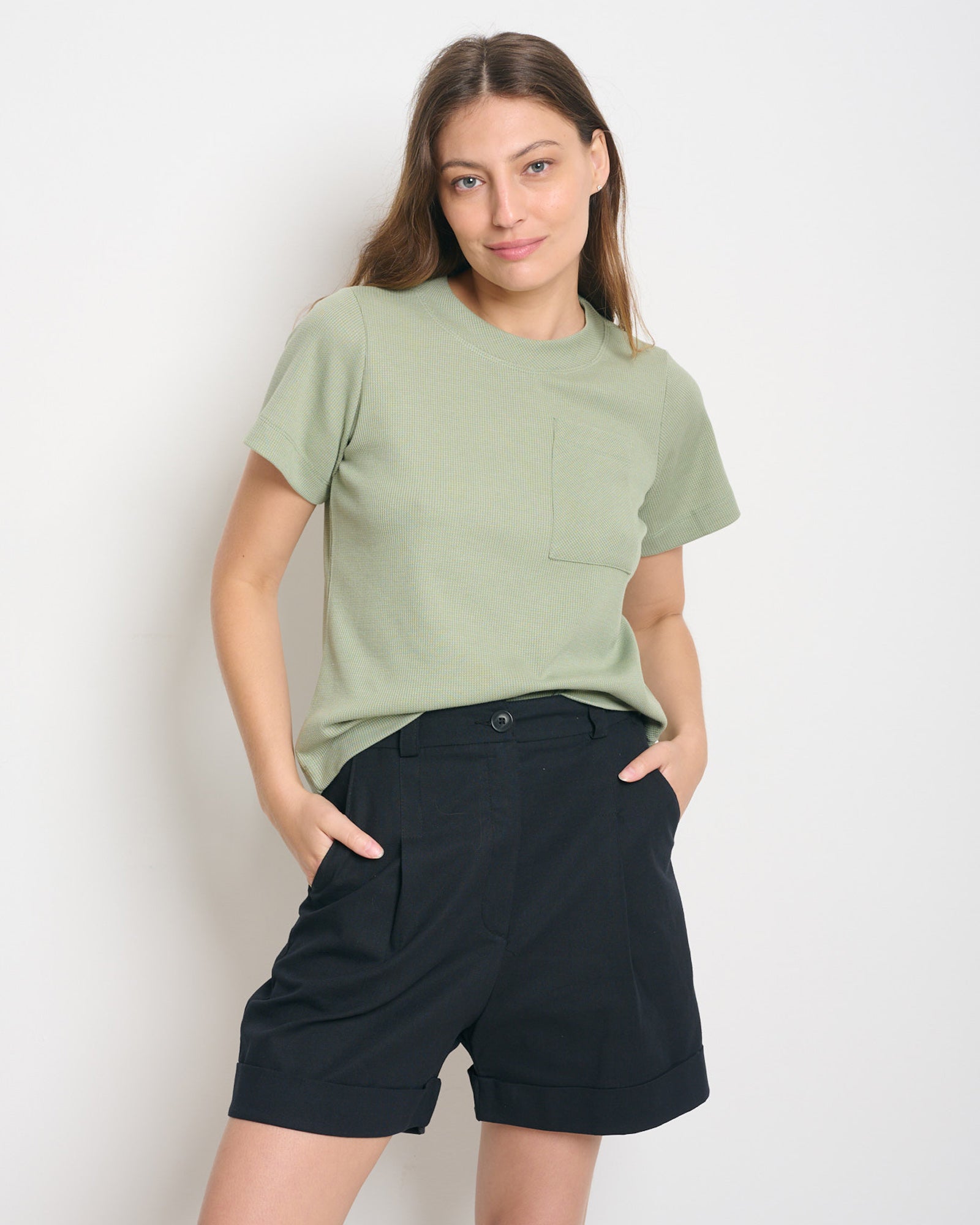 Desi T Shirt Light Green - Layou Design by Shay Sobol