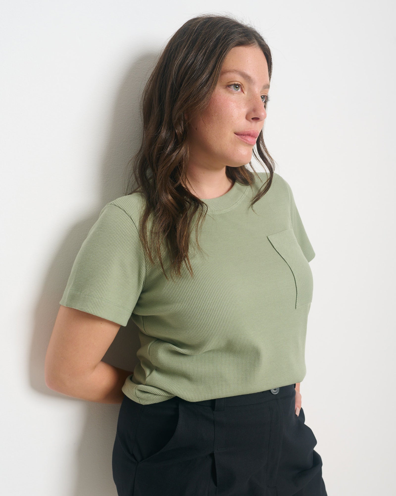 Desi T Shirt Light Green - Layou Design by Shay Sobol