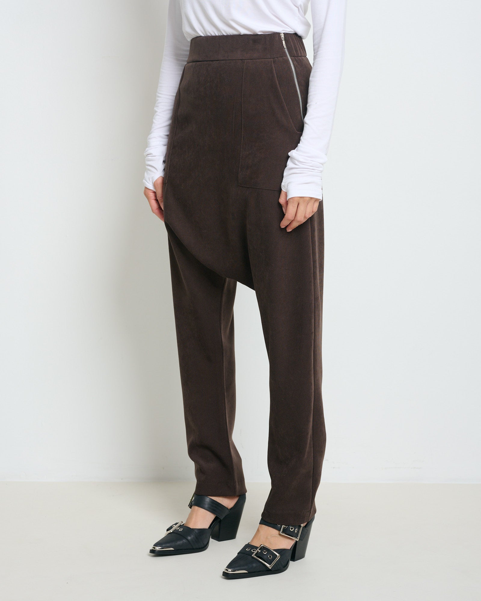 Frankie Pants Chocolate Brown - Layou Design by Shay Sobol