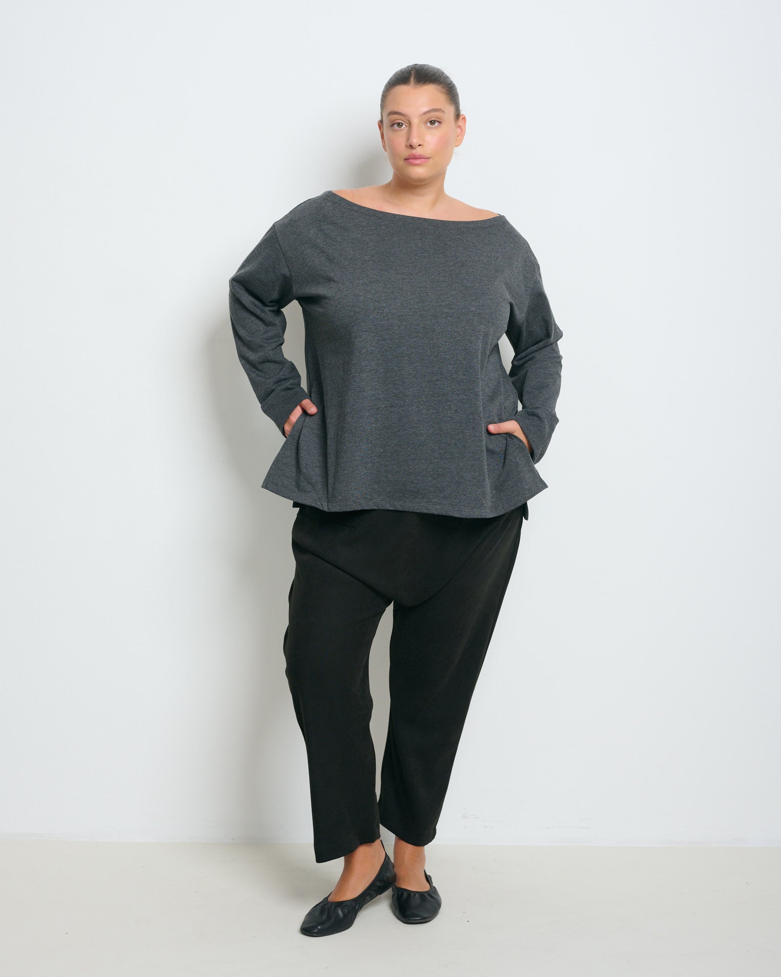 Gili Top Dark Grey - Layou Design by Shay Sobol
