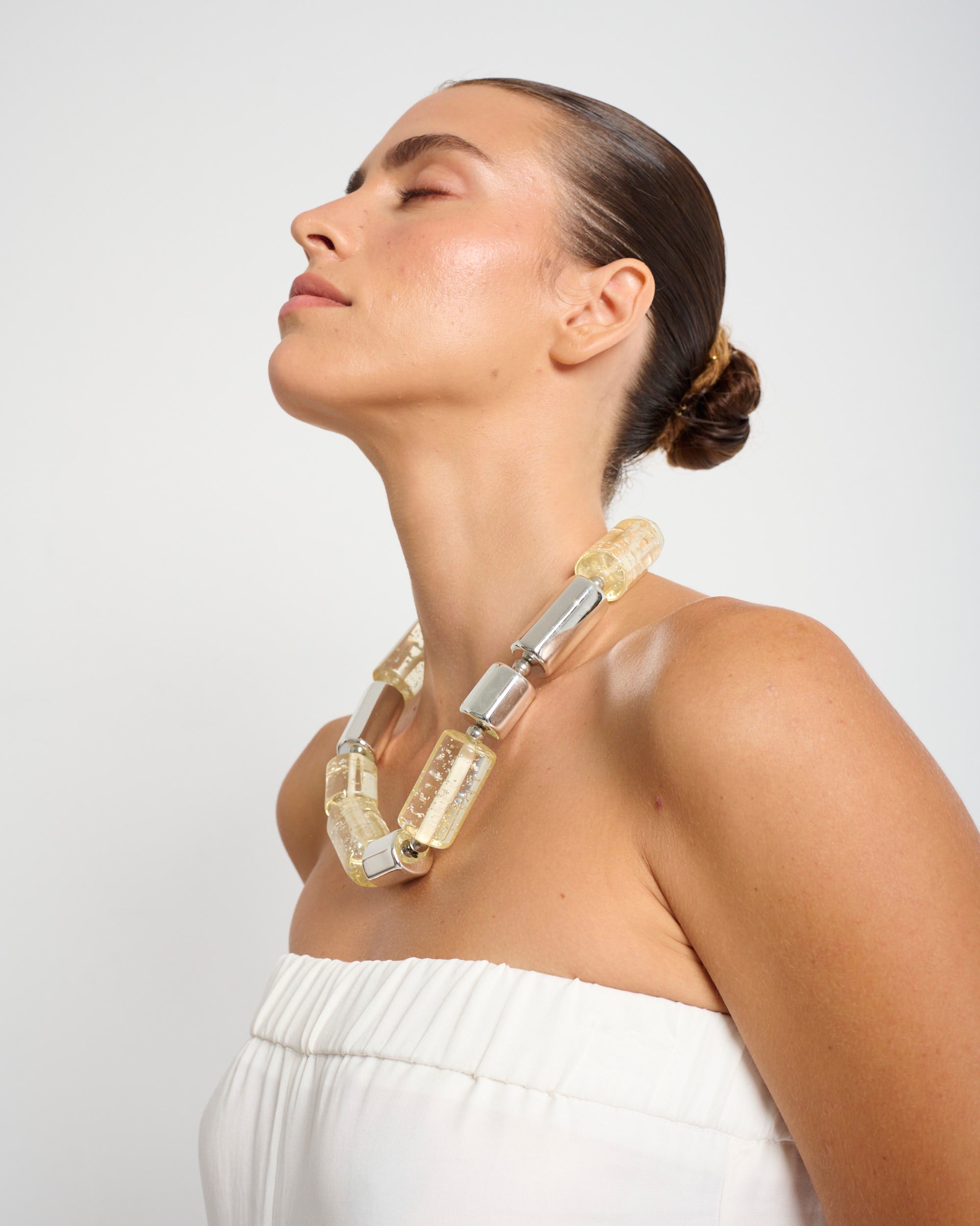 Cicilia Jumpsuit White - Layou Design by Shay Sobol