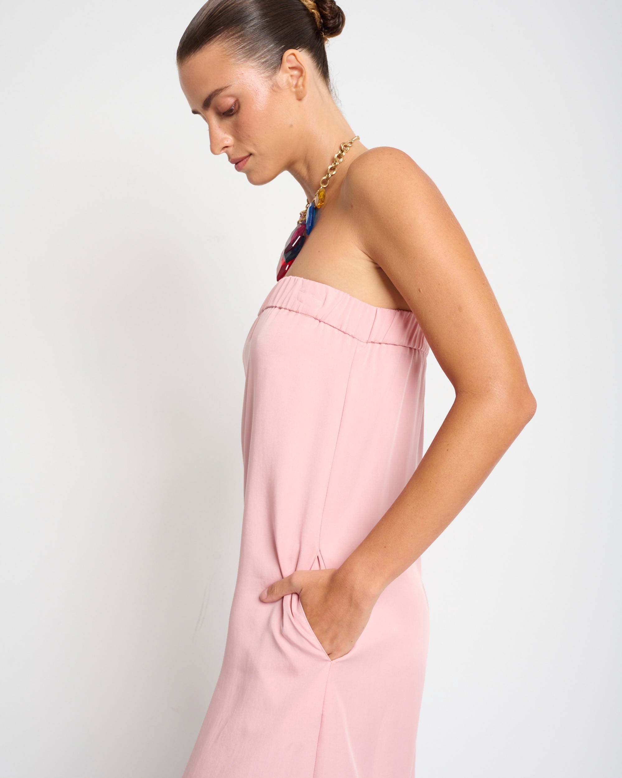 Cicilia Jumpsuit Pink - Layou Design by Shay Sobol