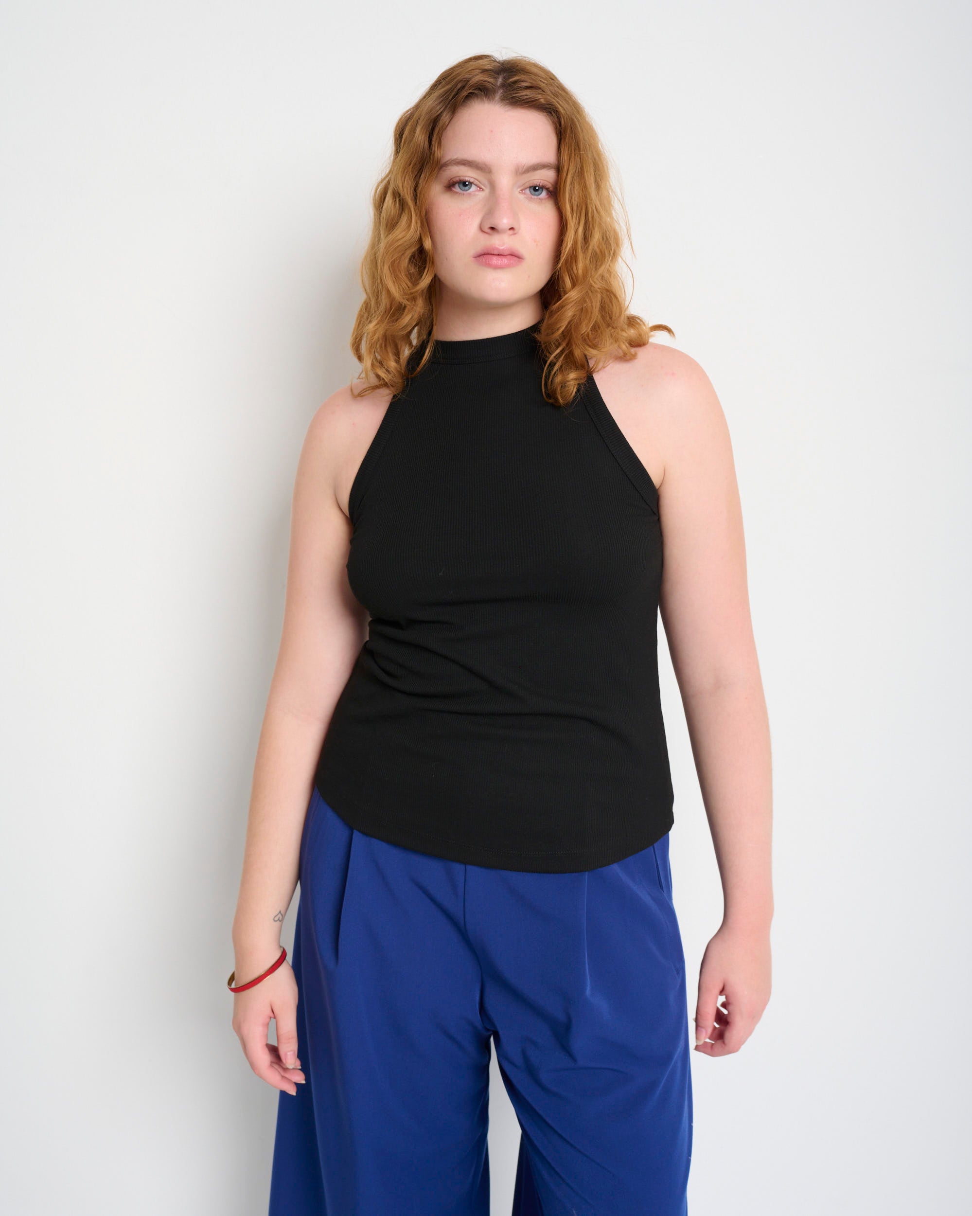 Odil Tank Top Black - Layou Design by Shay Sobol