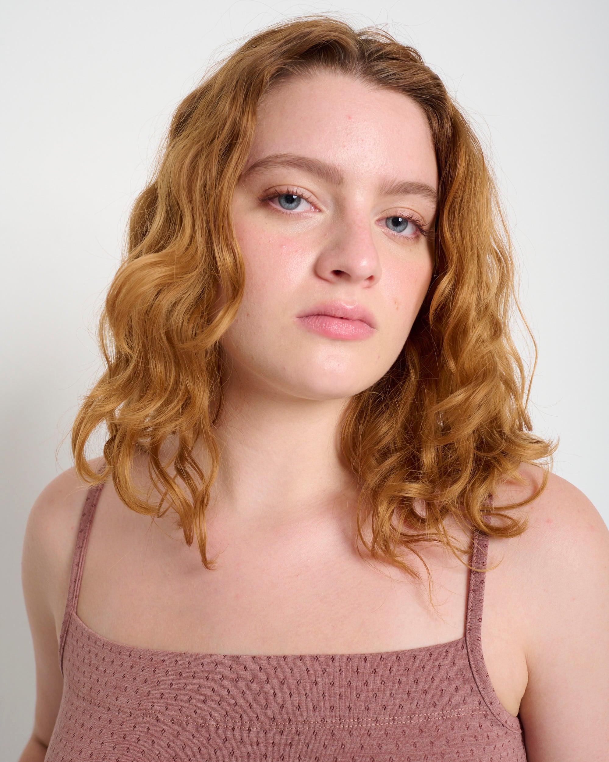 Gol Tank Top Dusty Rose - Layou Design by Shay Sobol