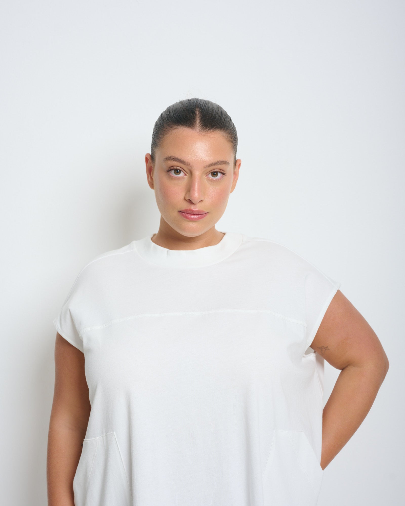 Parker Dress White - Layou Design by Shay Sobol