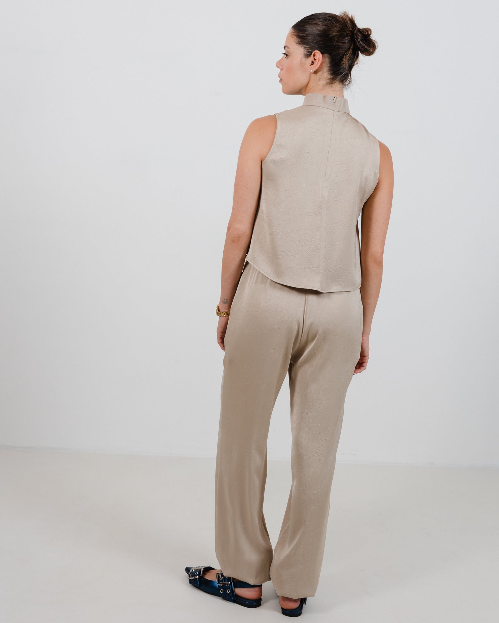 Helena Pants Khaki - Layou Design by Shay Sobol