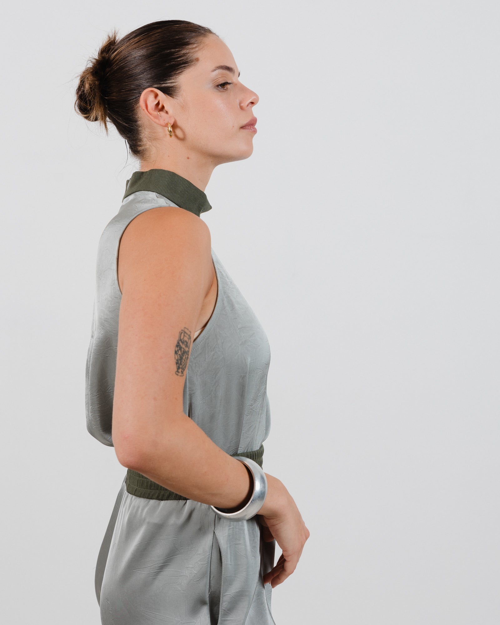Helena Top Green - Layou Design by Shay Sobol