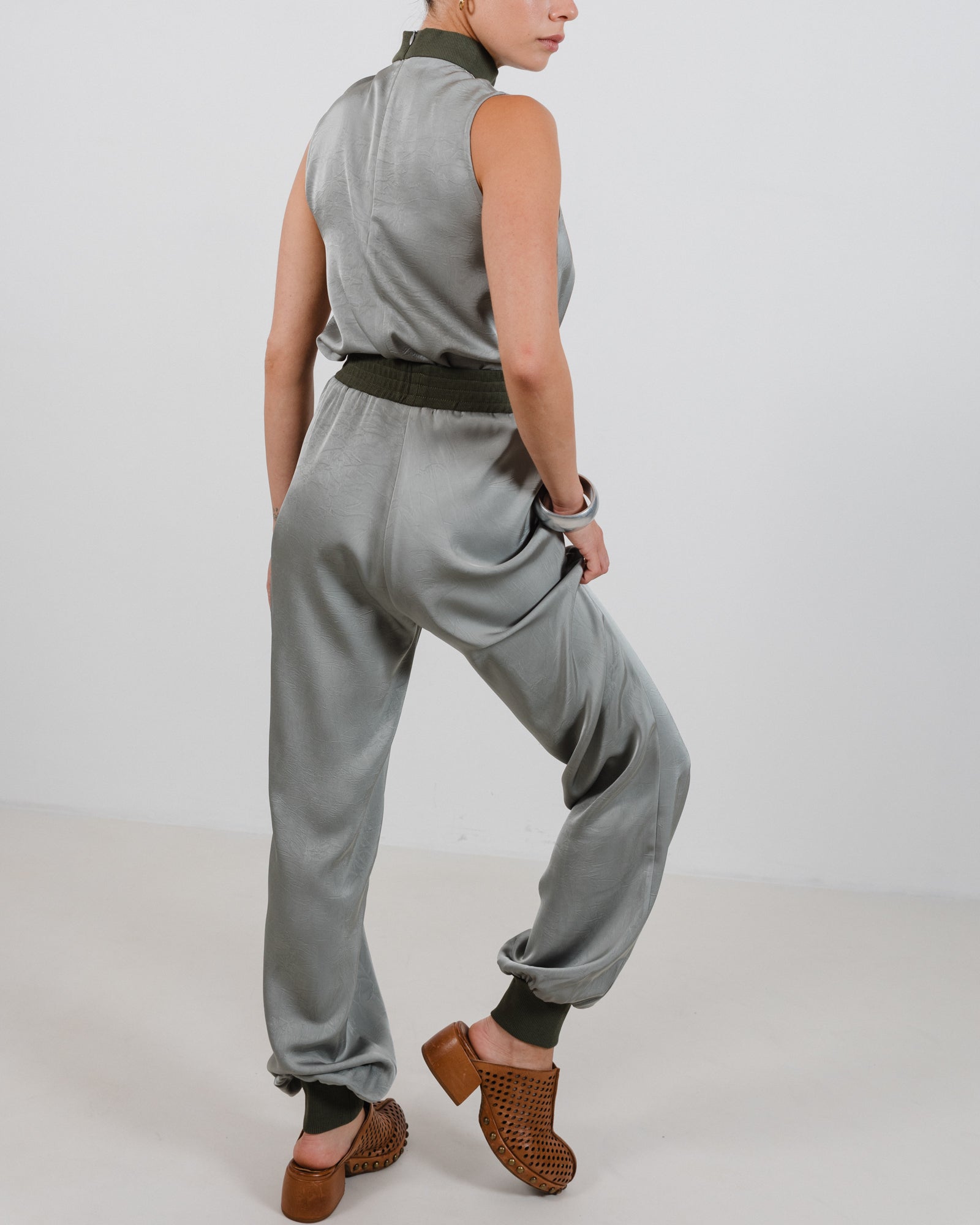 Helena Pants Green - Layou Design by Shay Sobol