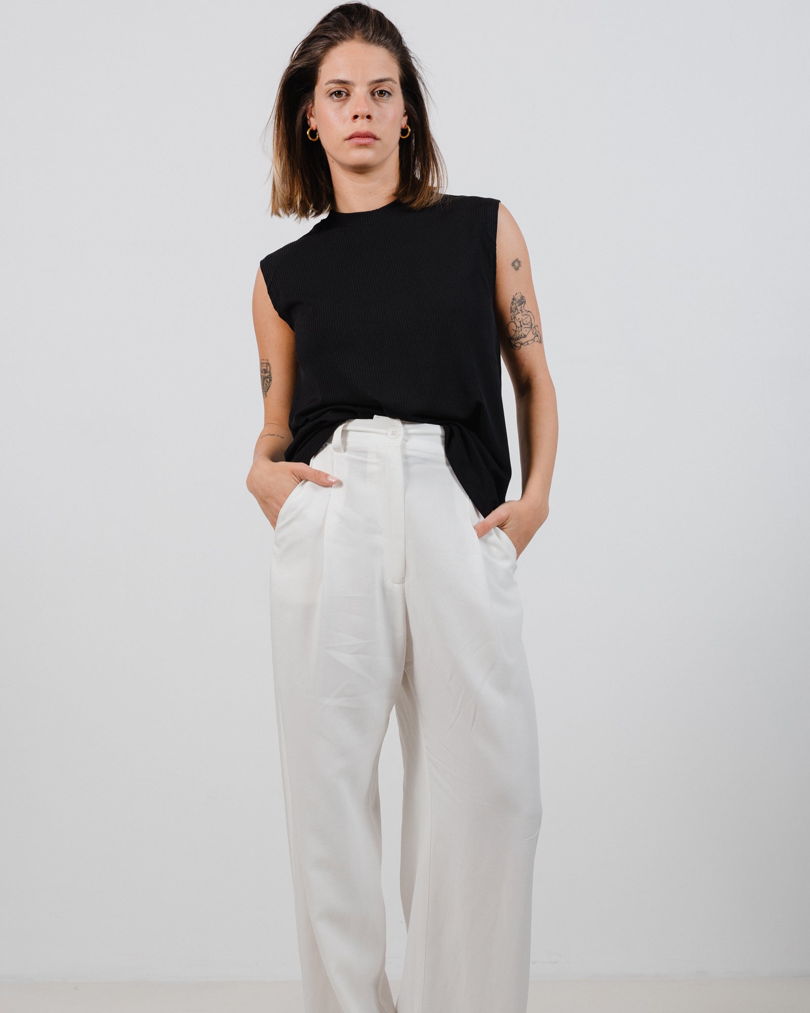 Bloom Pants White - Layou Design by Shay Sobol