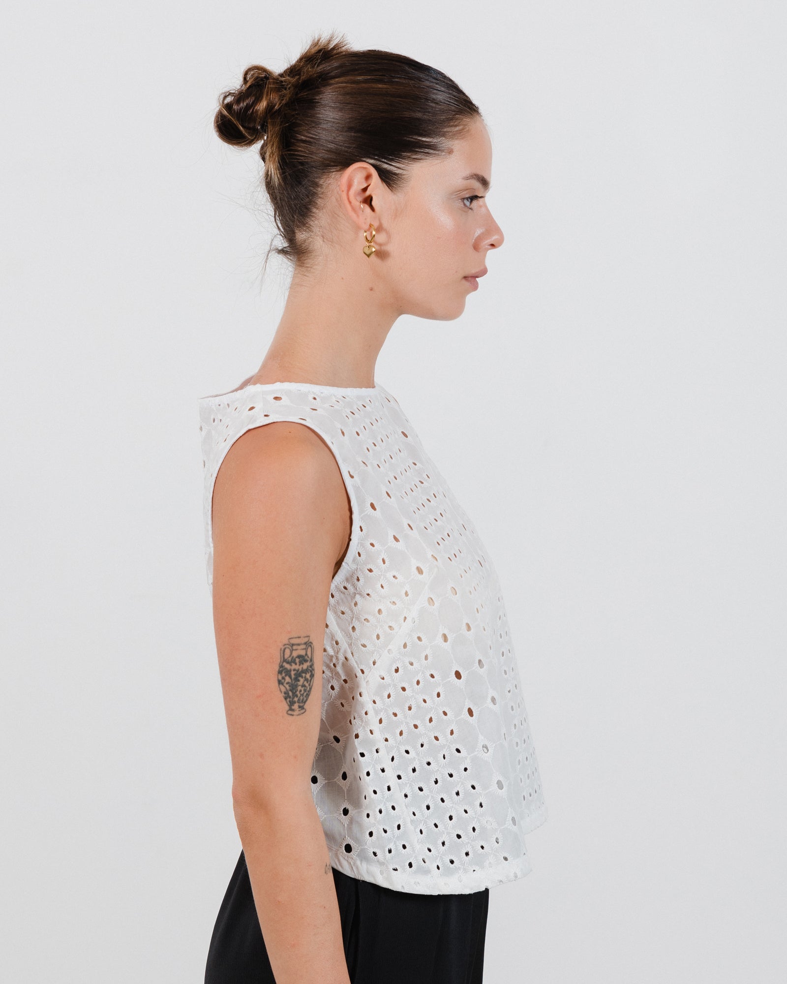 Sophie Top White Lace - Layou Design by Shay Sobol