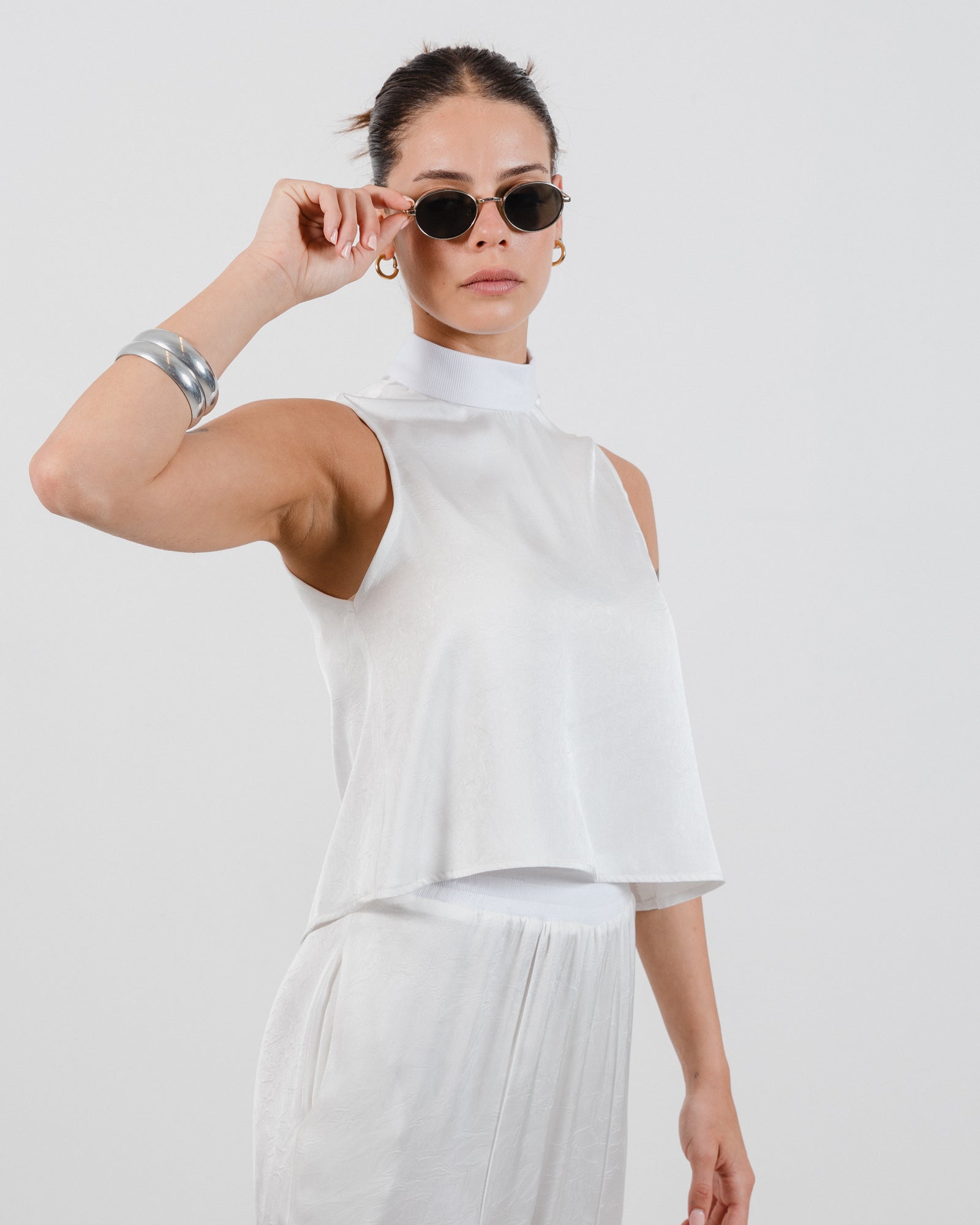 Helena Top White - Layou Design by Shay Sobol
