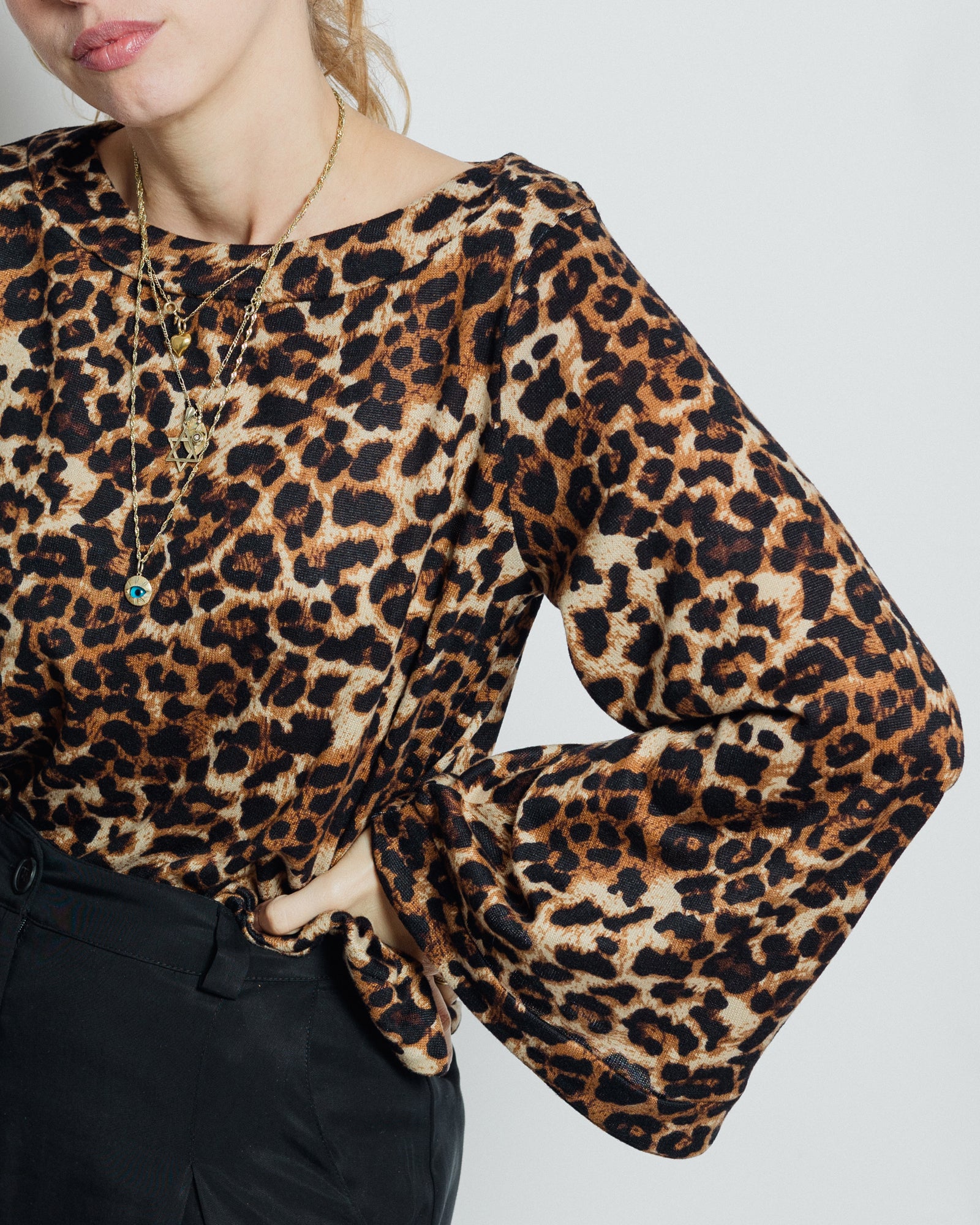 Lili Top Leopard - Layou Design by Shay Sobol