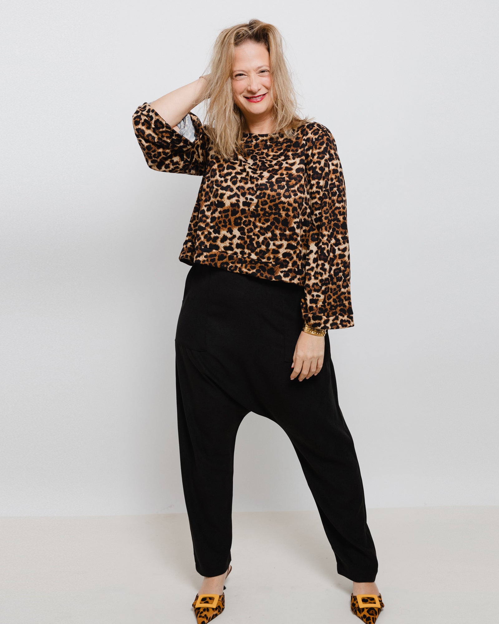 Lili Top Leopard - Layou Design by Shay Sobol