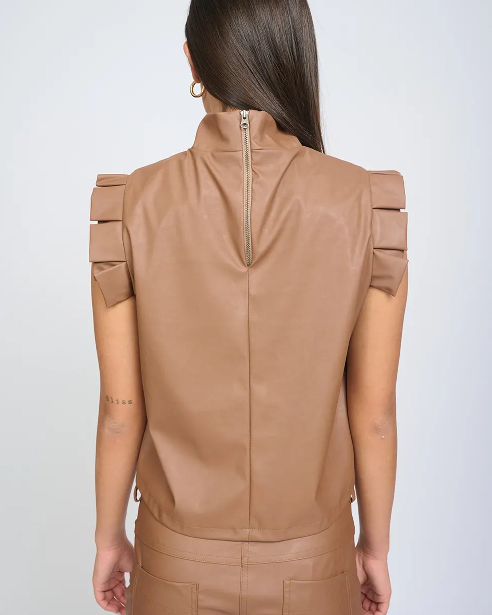 Ella Top Mocha Brown - Layou Design by Shay Sobol