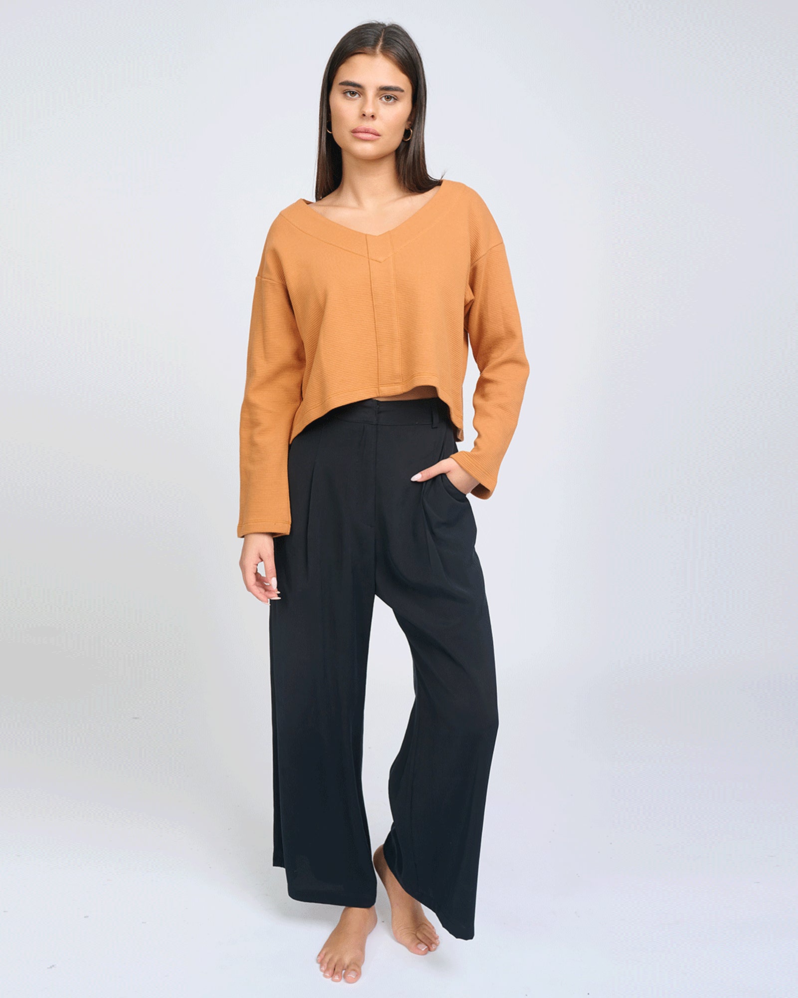 Louisa V Top Brick - Layou Design by Shay Sobol