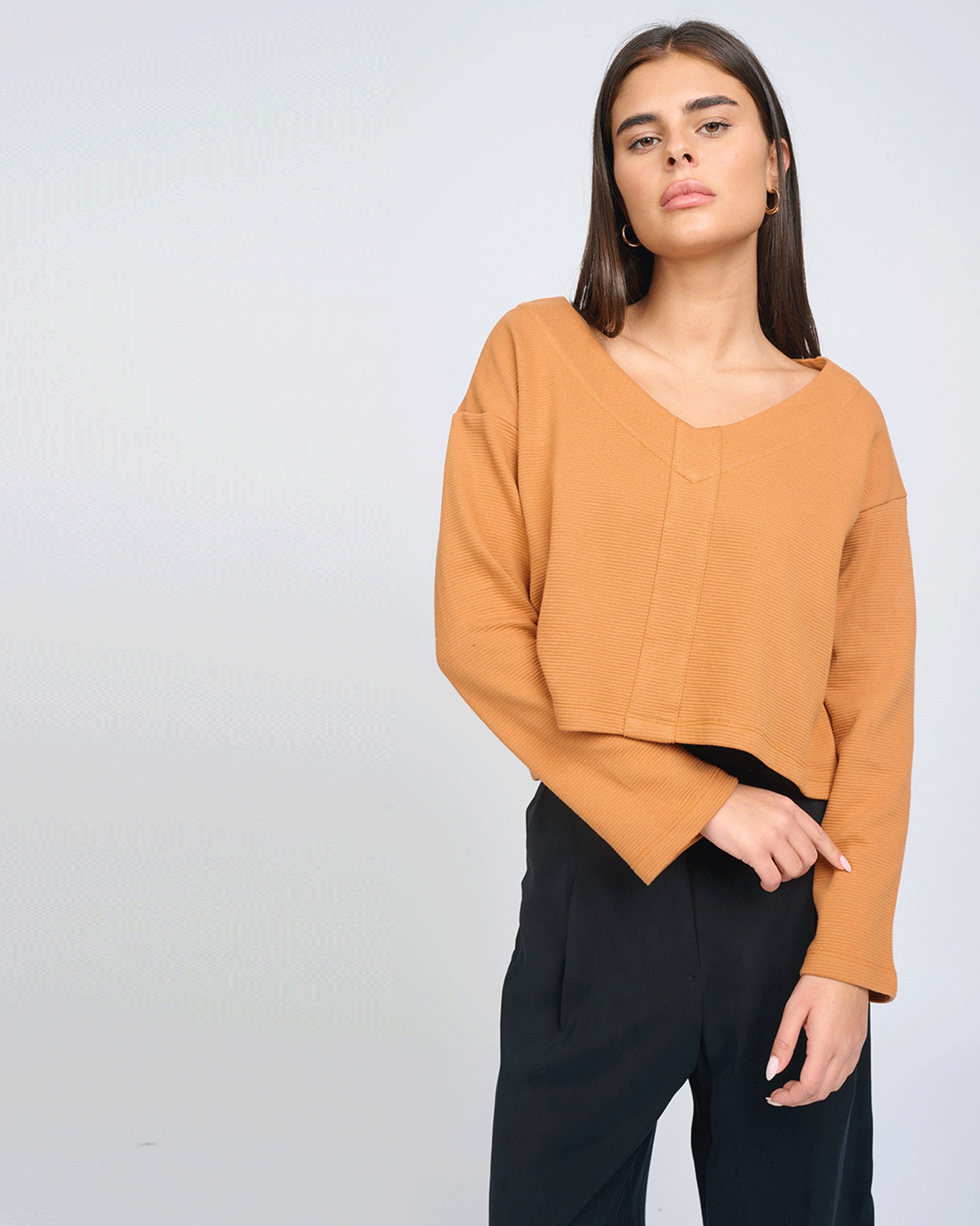 Louisa V Top Brick - Layou Design by Shay Sobol