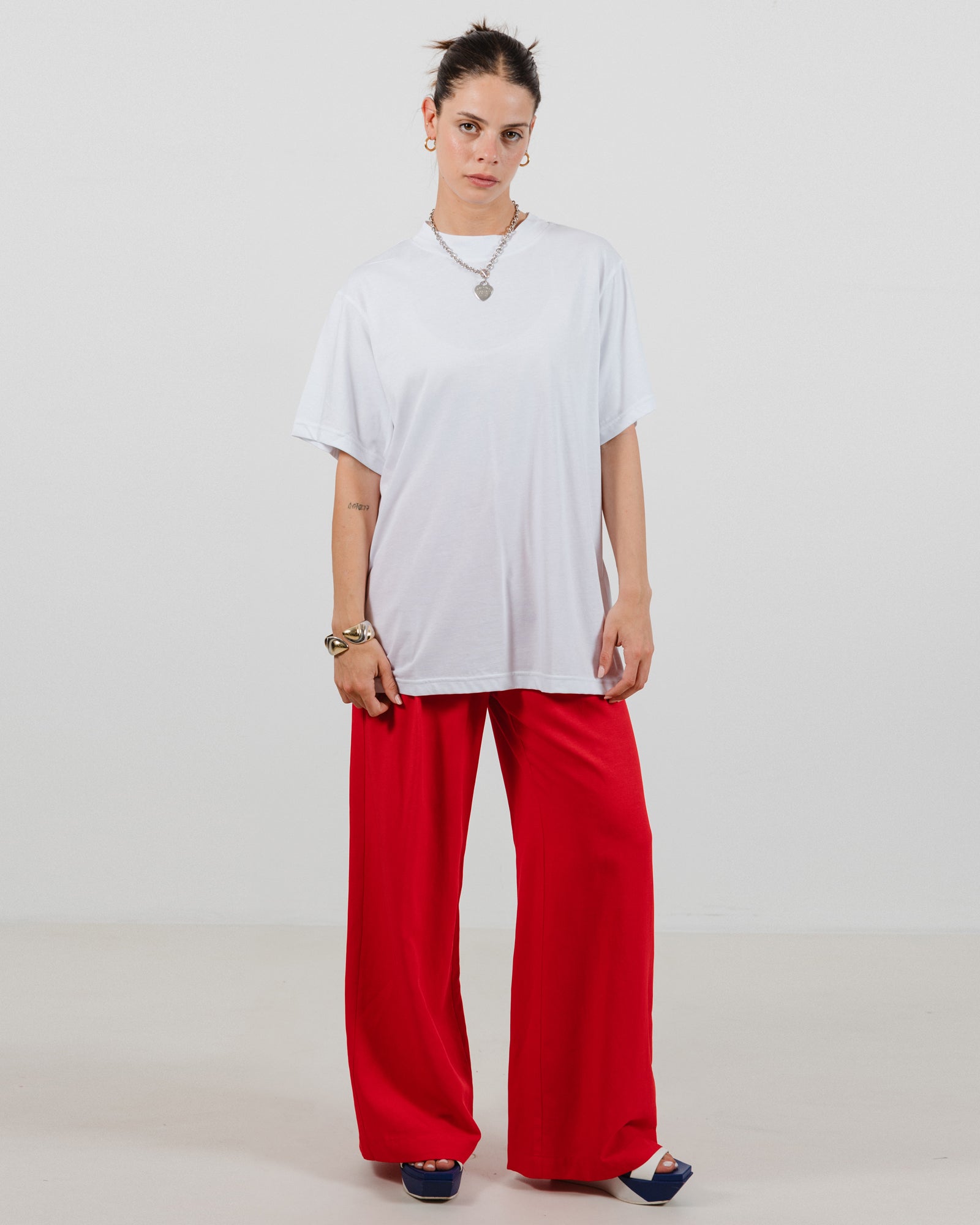 Mila T-Shirt White - Layou Design by Shay Sobol