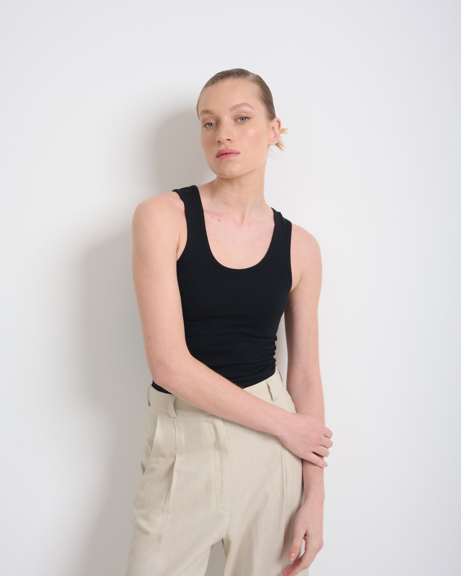 Safta Tank Top Black - Layou Design by Shay Sobol