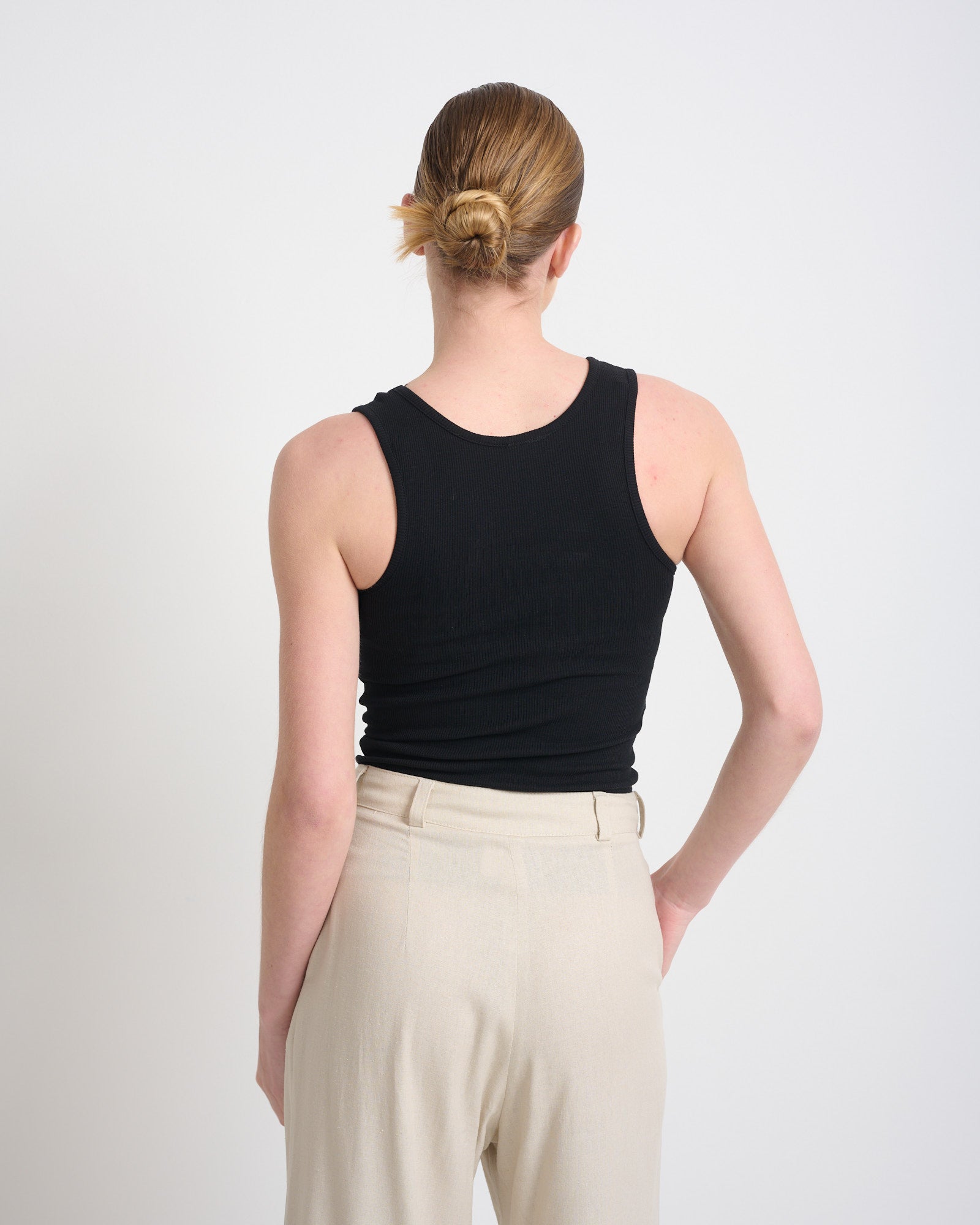 Safta Tank Top Black - Layou Design by Shay Sobol