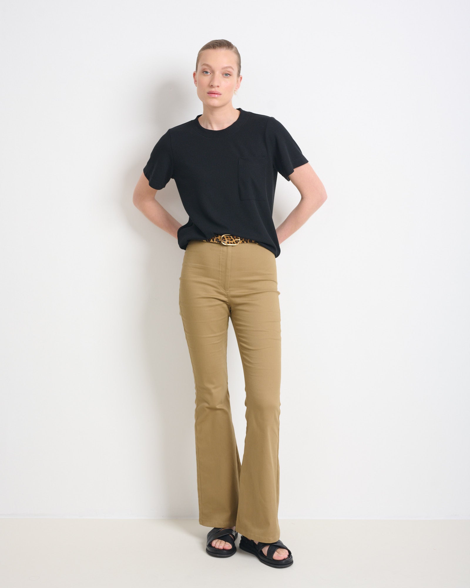 Marnie Pants Camel - Layou Design by Shay Sobol
