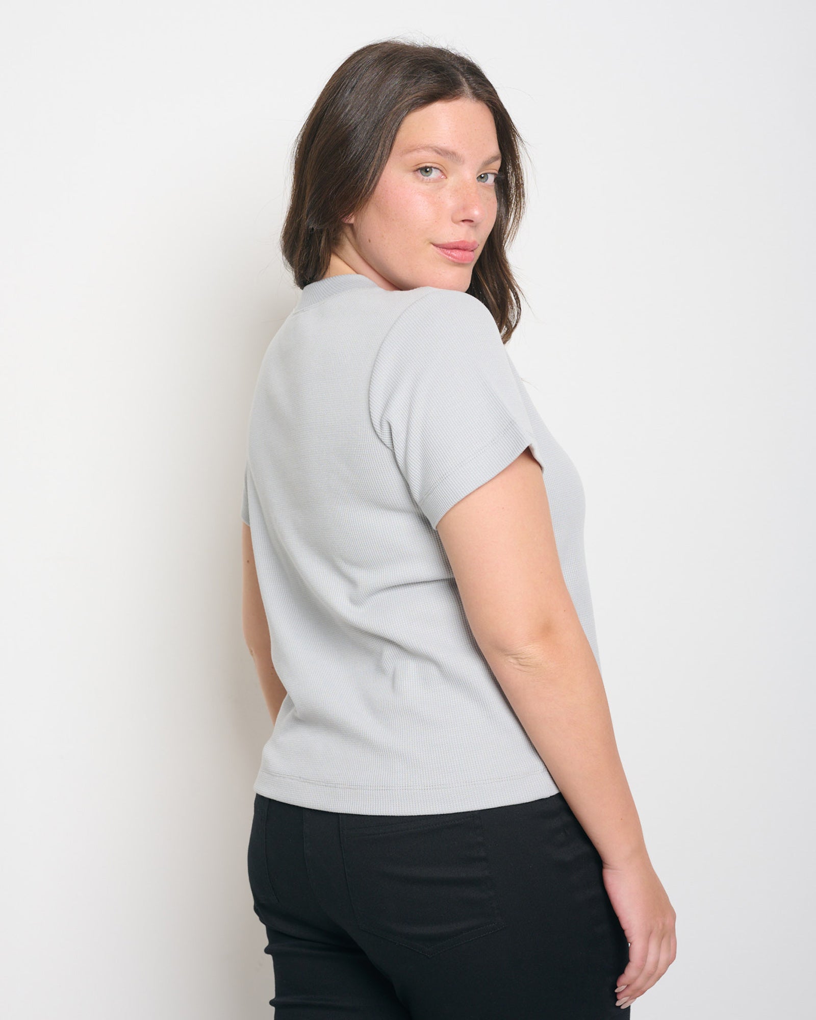 Desi T Shirt Light Grey - Layou Design by Shay Sobol
