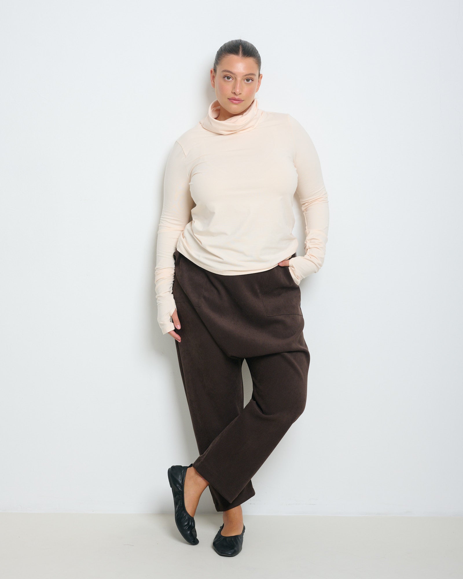 Frankie Pants Chocolate Brown - Layou Design by Shay Sobol