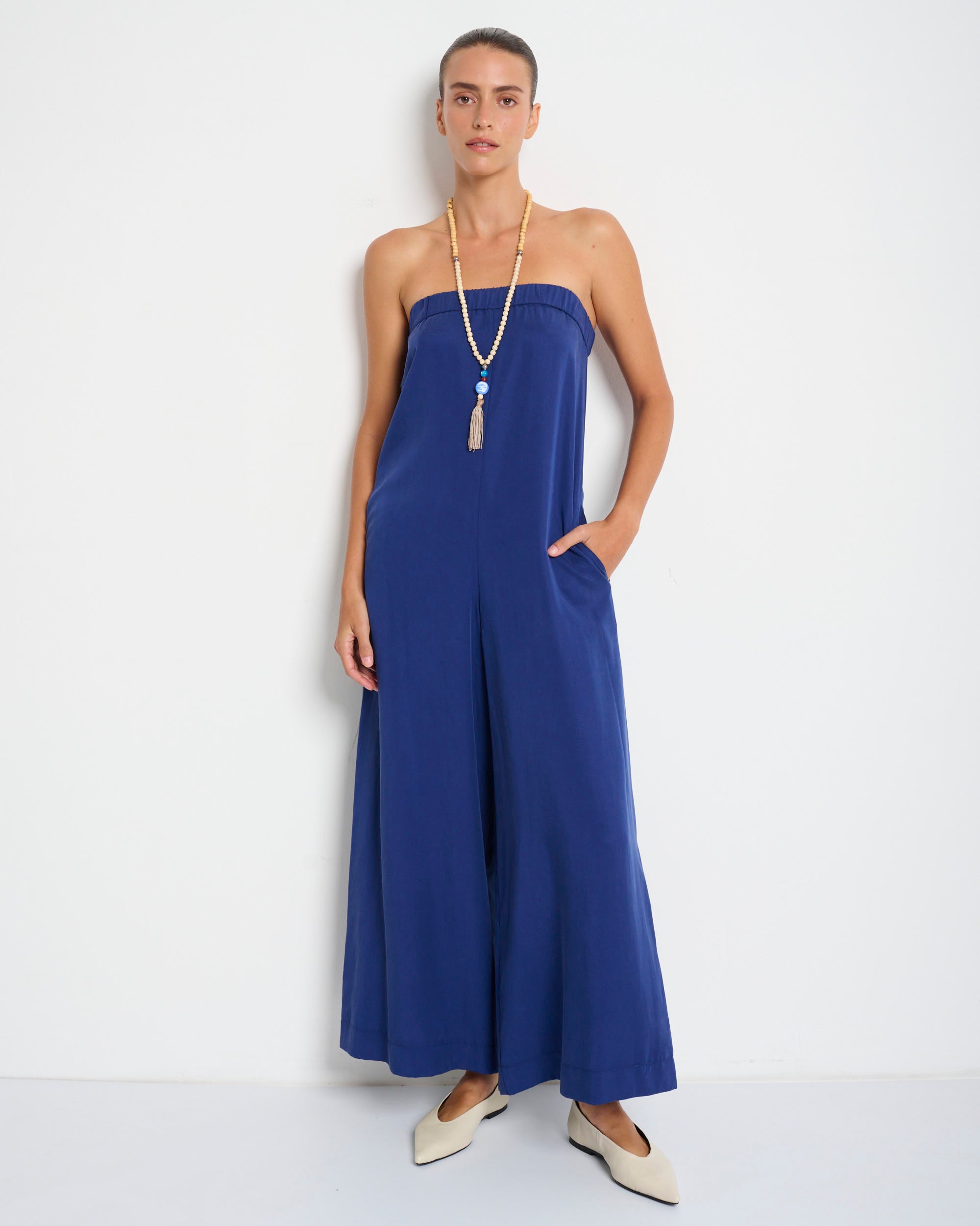Cicilia Jumpsuit Blue - Layou Design by Shay Sobol