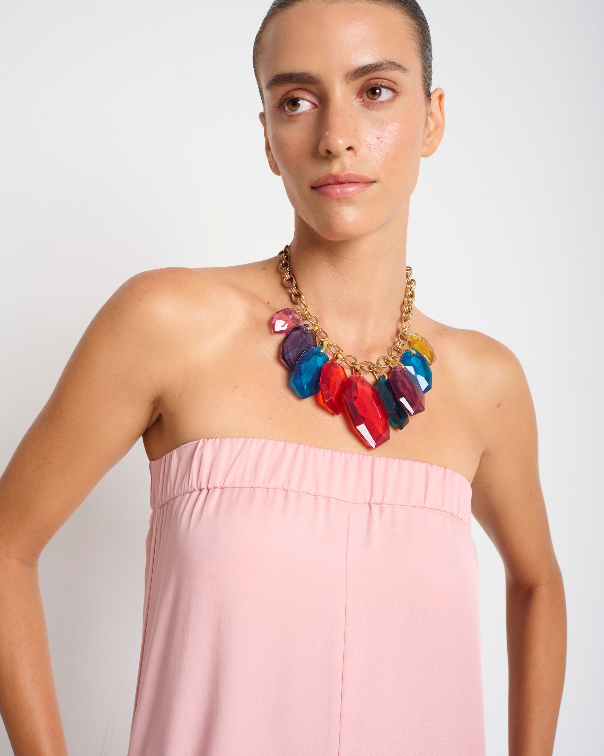 Cicilia Jumpsuit Pink - Layou Design by Shay Sobol