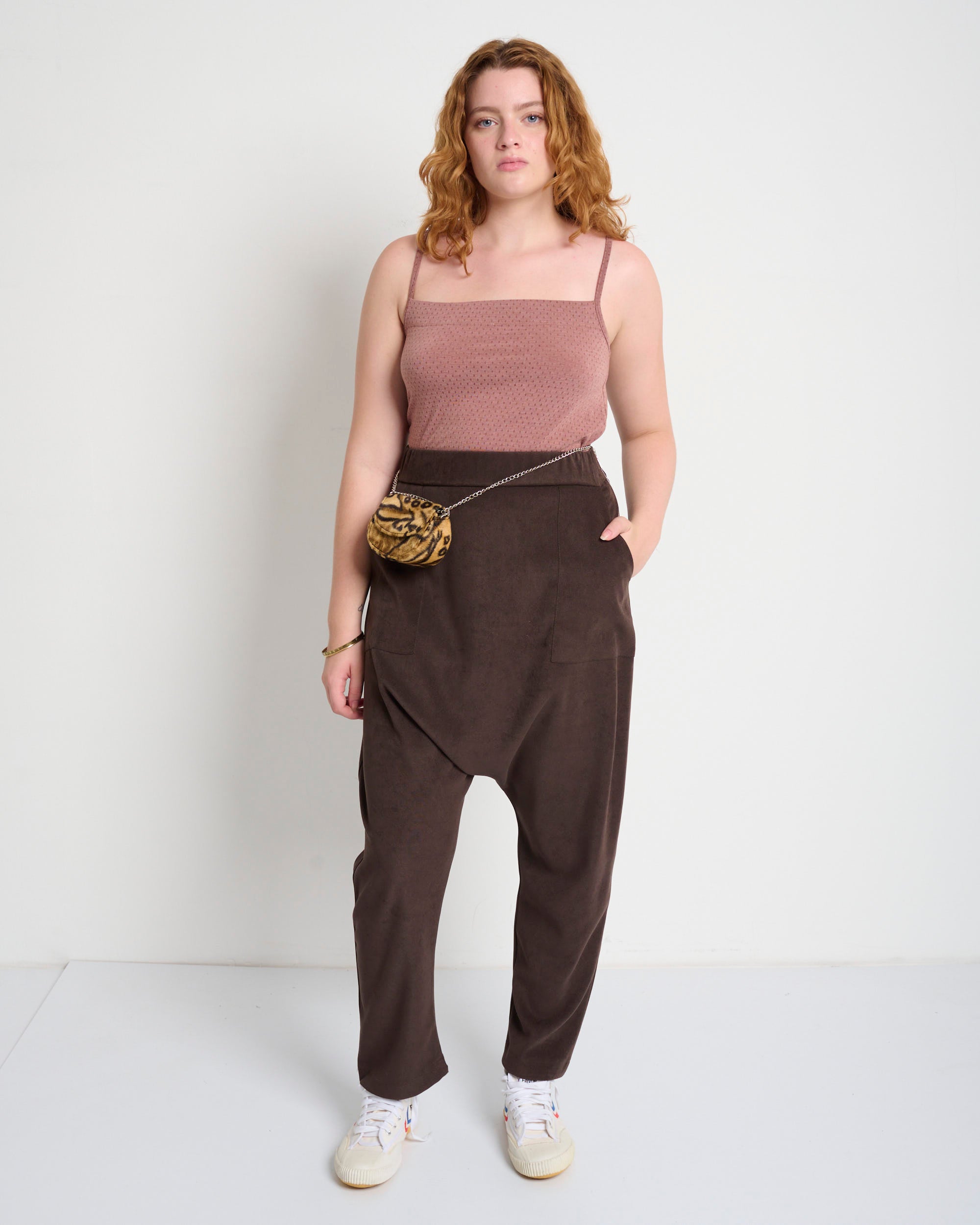 Gol Tank Top Dusty Rose - Layou Design by Shay Sobol