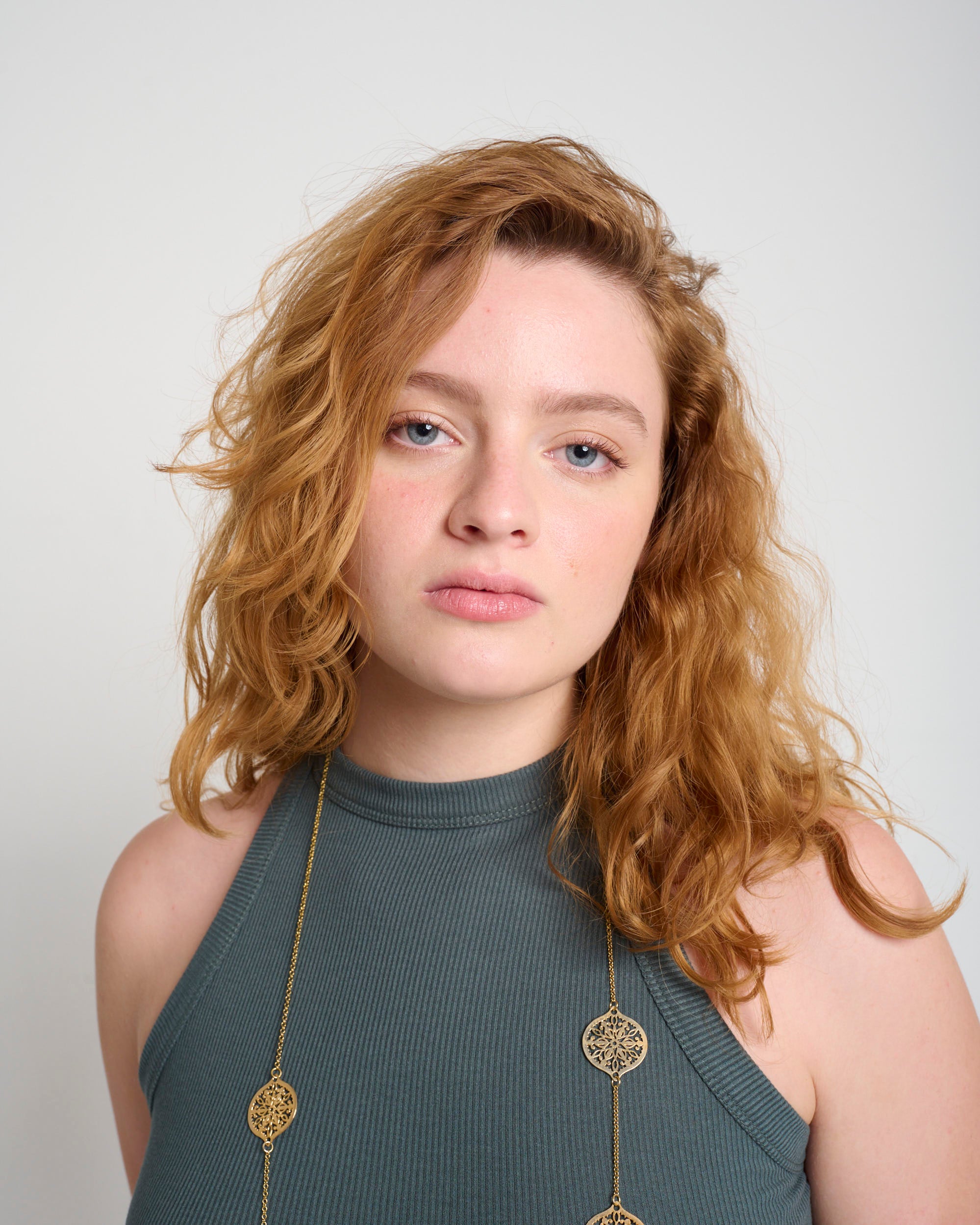 Odil Tank Top Teal - Layou Design by Shay Sobol