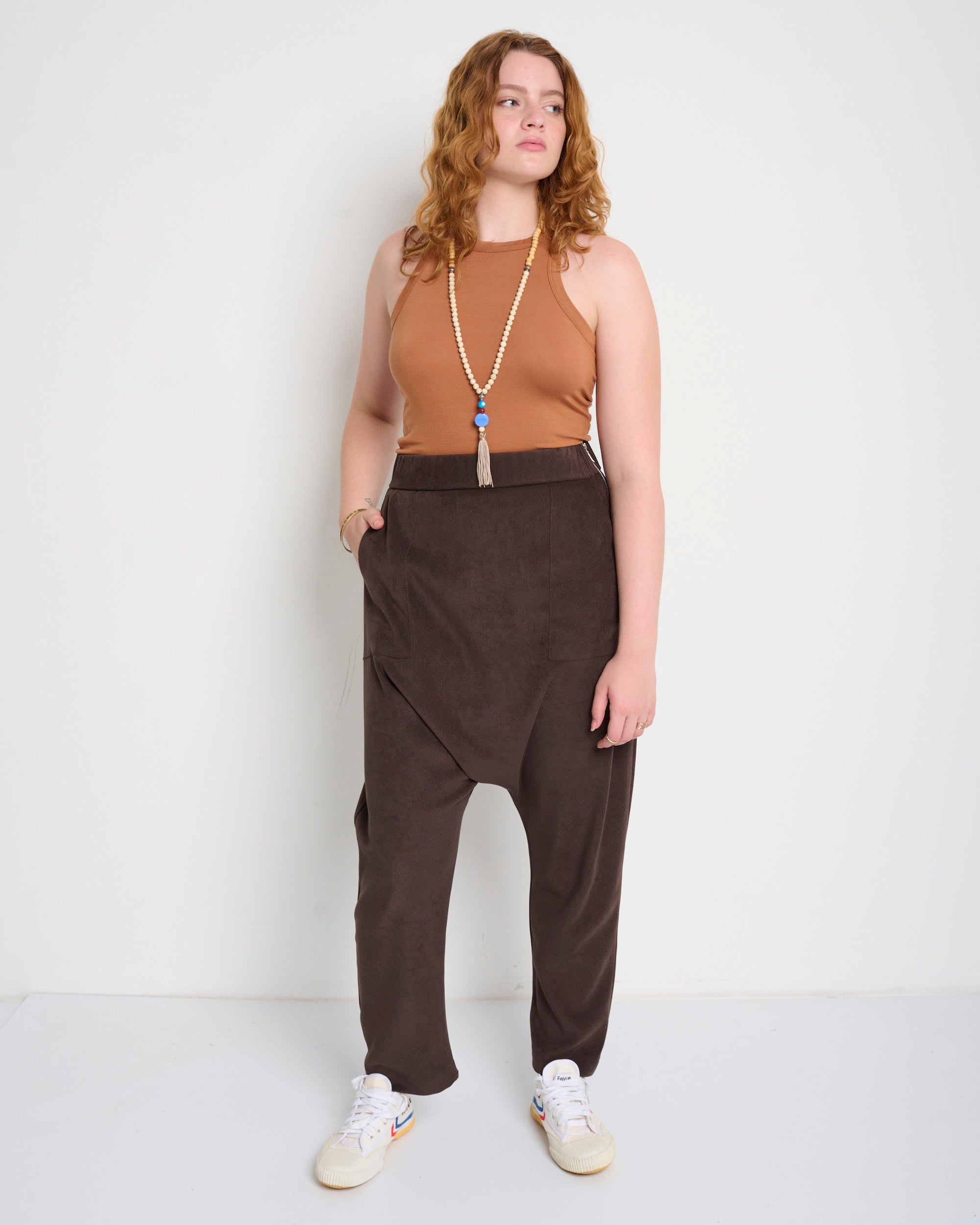 Frankie Pants Chocolate Brown - Layou Design by Shay Sobol