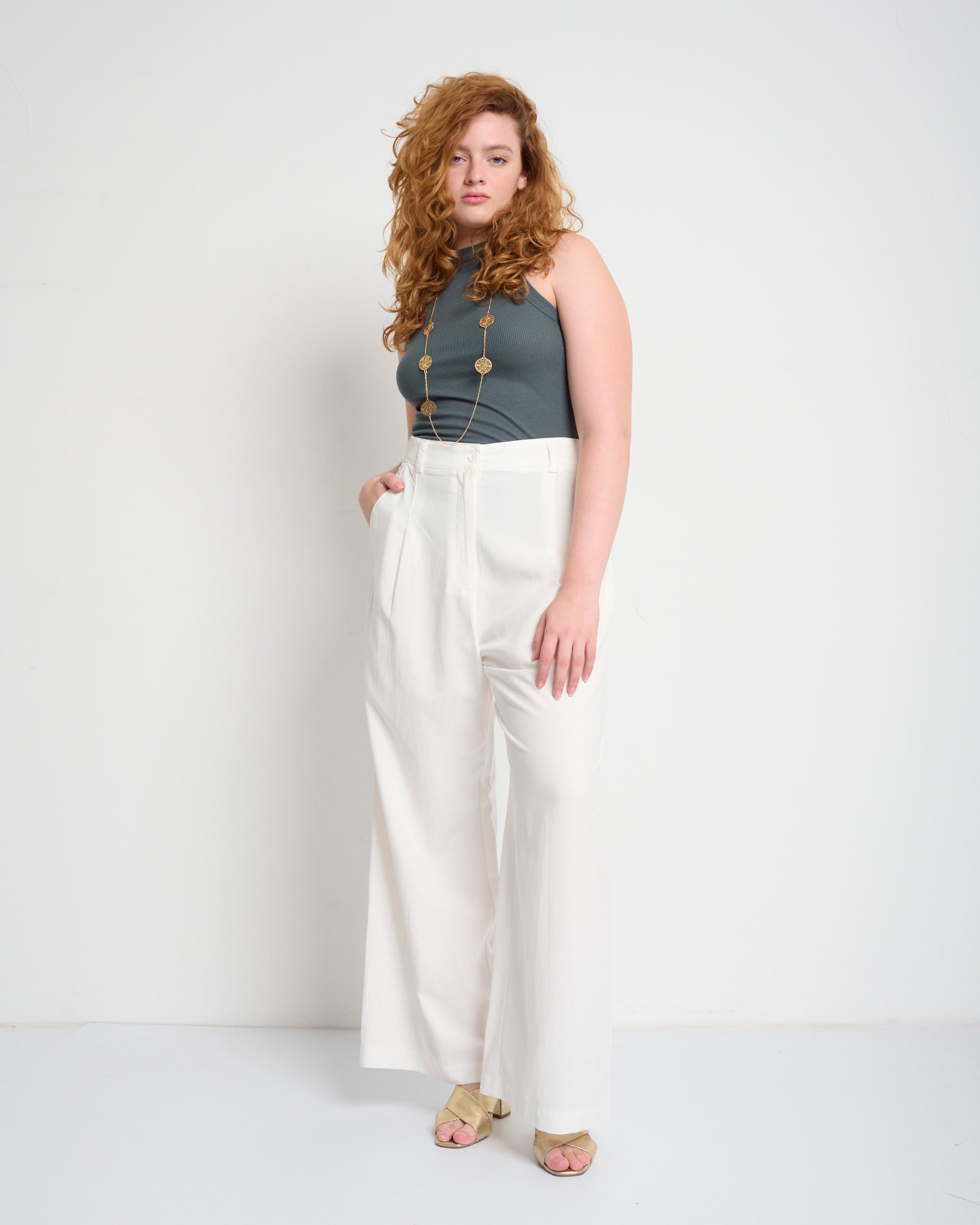 Bloom Pants White - Layou Design by Shay Sobol