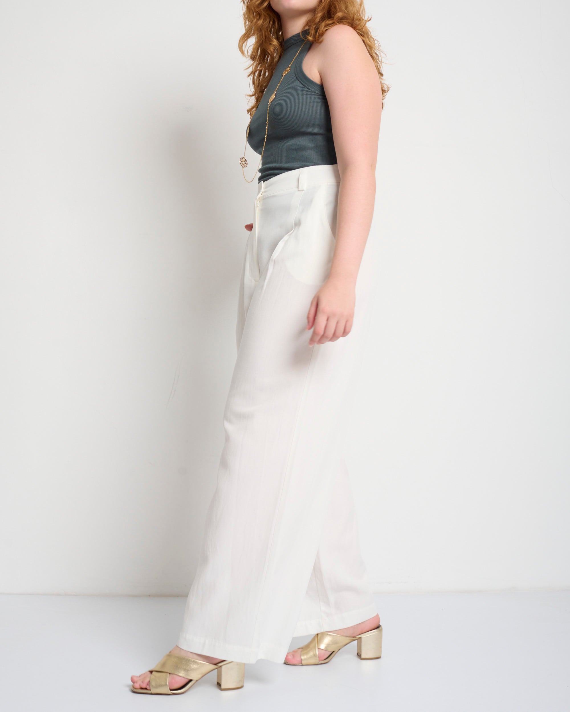Bloom Pants White - Layou Design by Shay Sobol