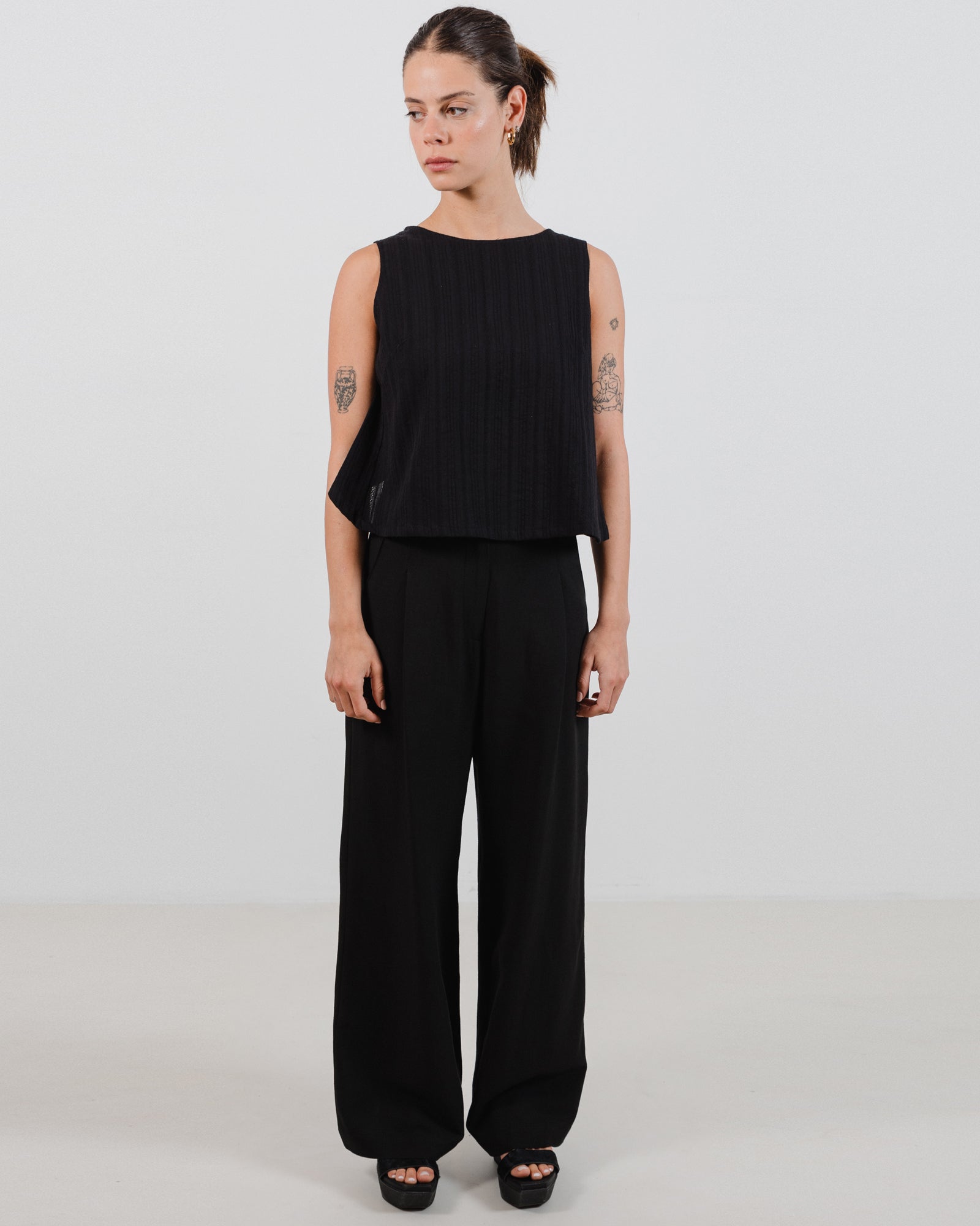 Sophie Top Black - Layou Design by Shay Sobol