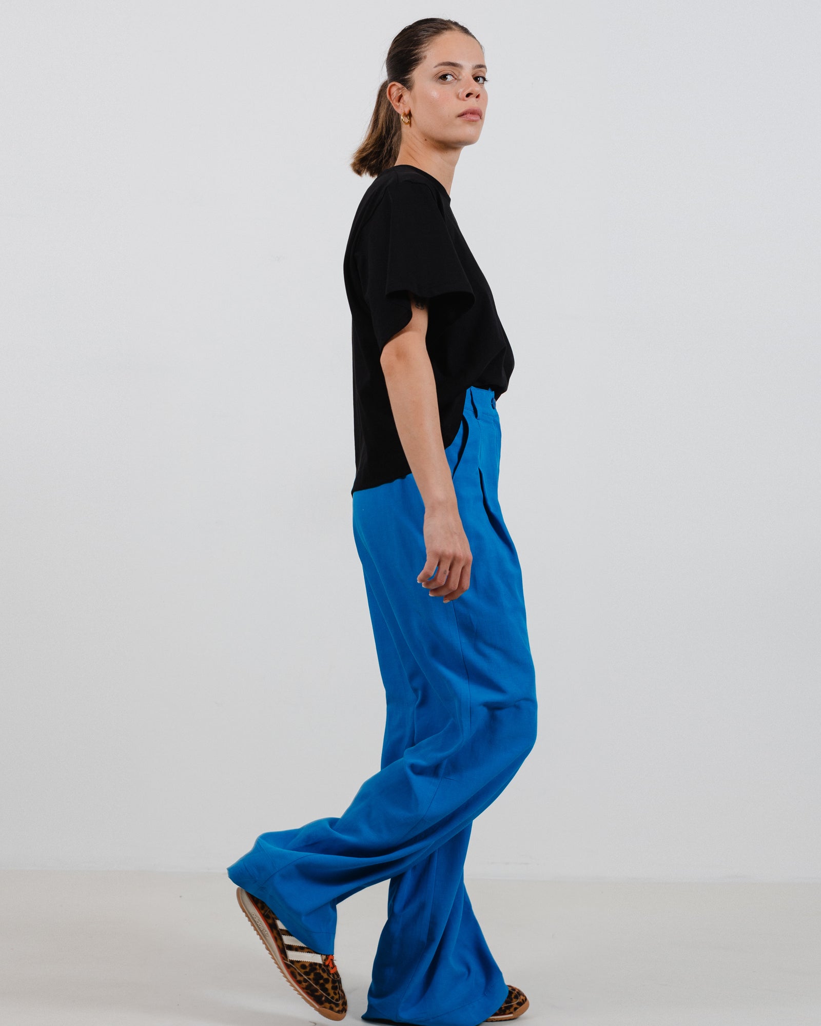 Bloom Pants Royal Blue - Layou Design by Shay Sobol