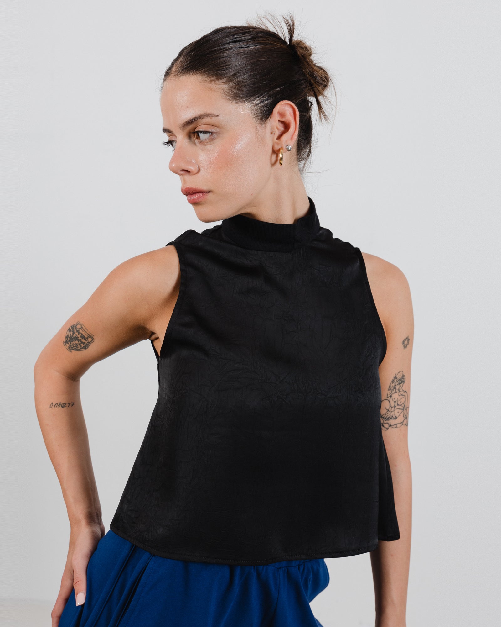 Helena Top Black - Layou Design by Shay Sobol