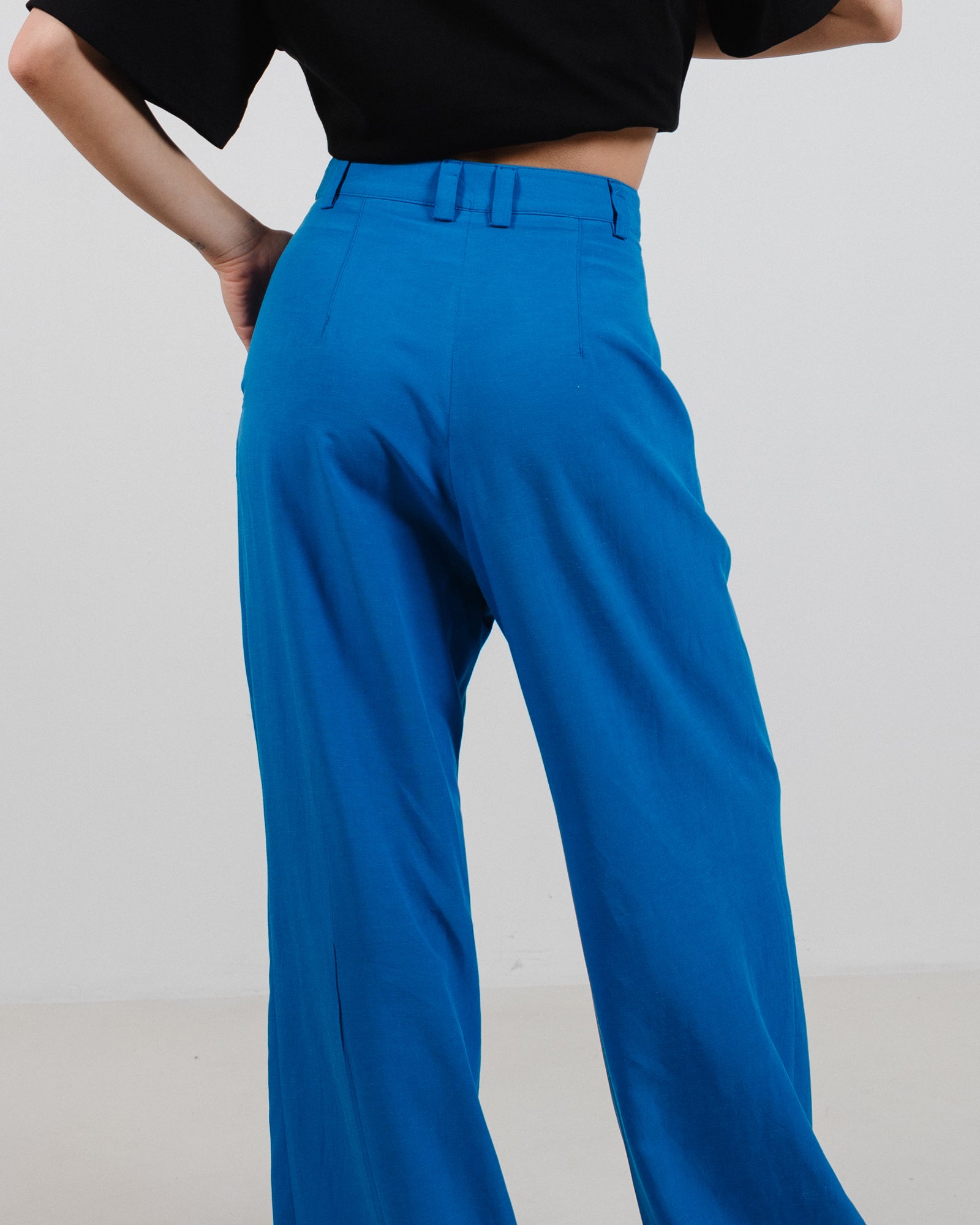Bloom Pants Royal Blue - Layou Design by Shay Sobol
