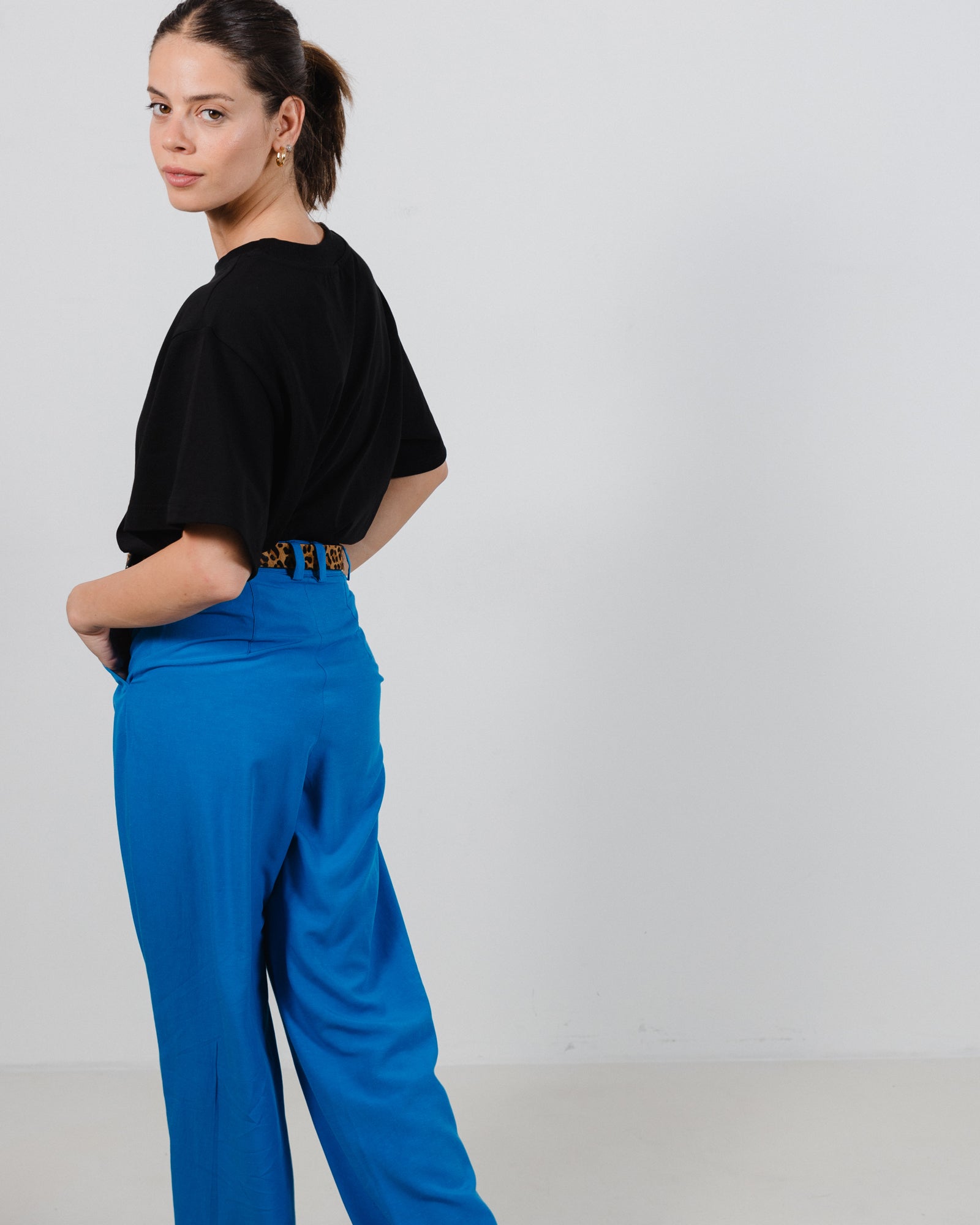 Bloom Pants Royal Blue - Layou Design by Shay Sobol