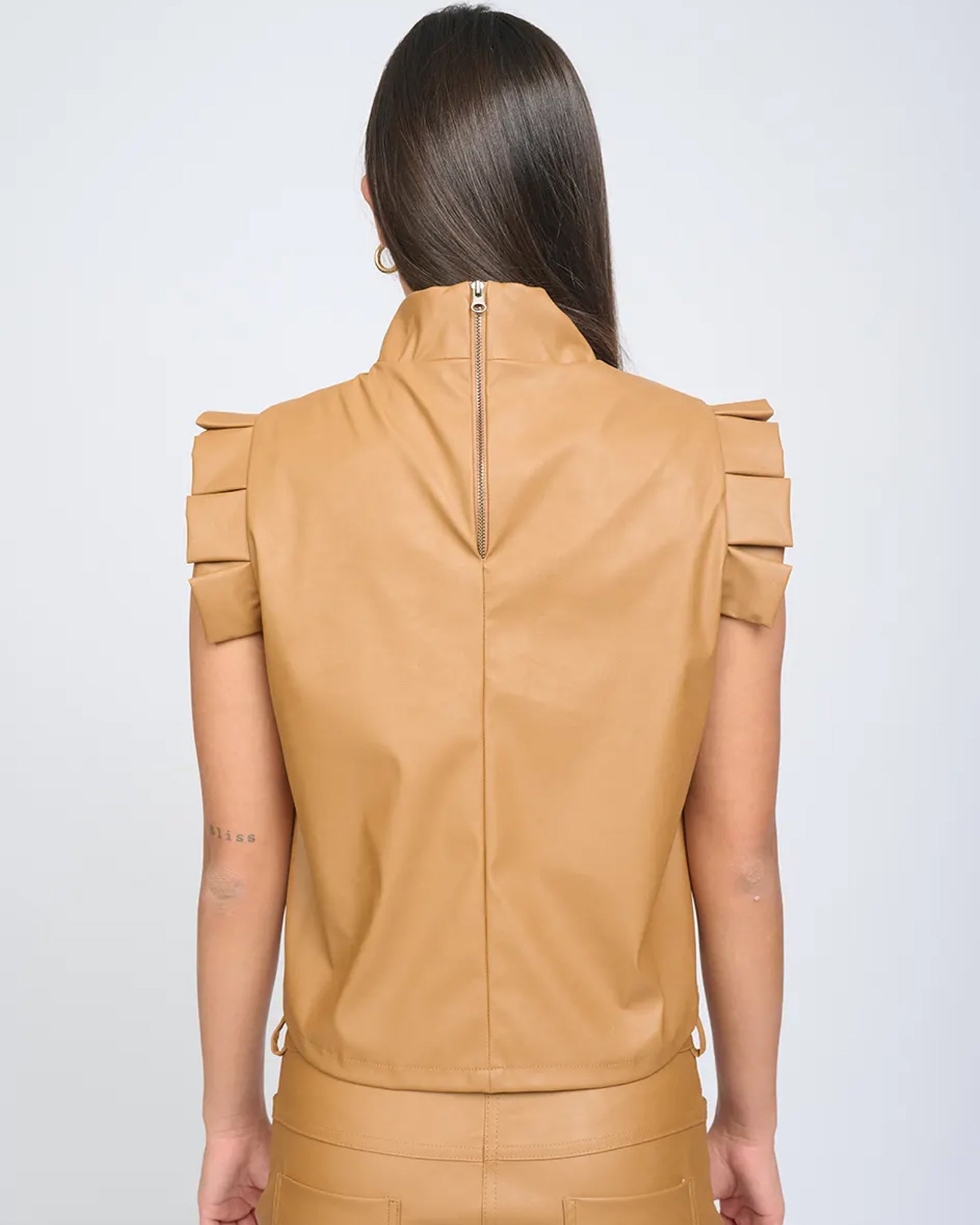 Ella Top Camel Brown - Layou Design by Shay Sobol